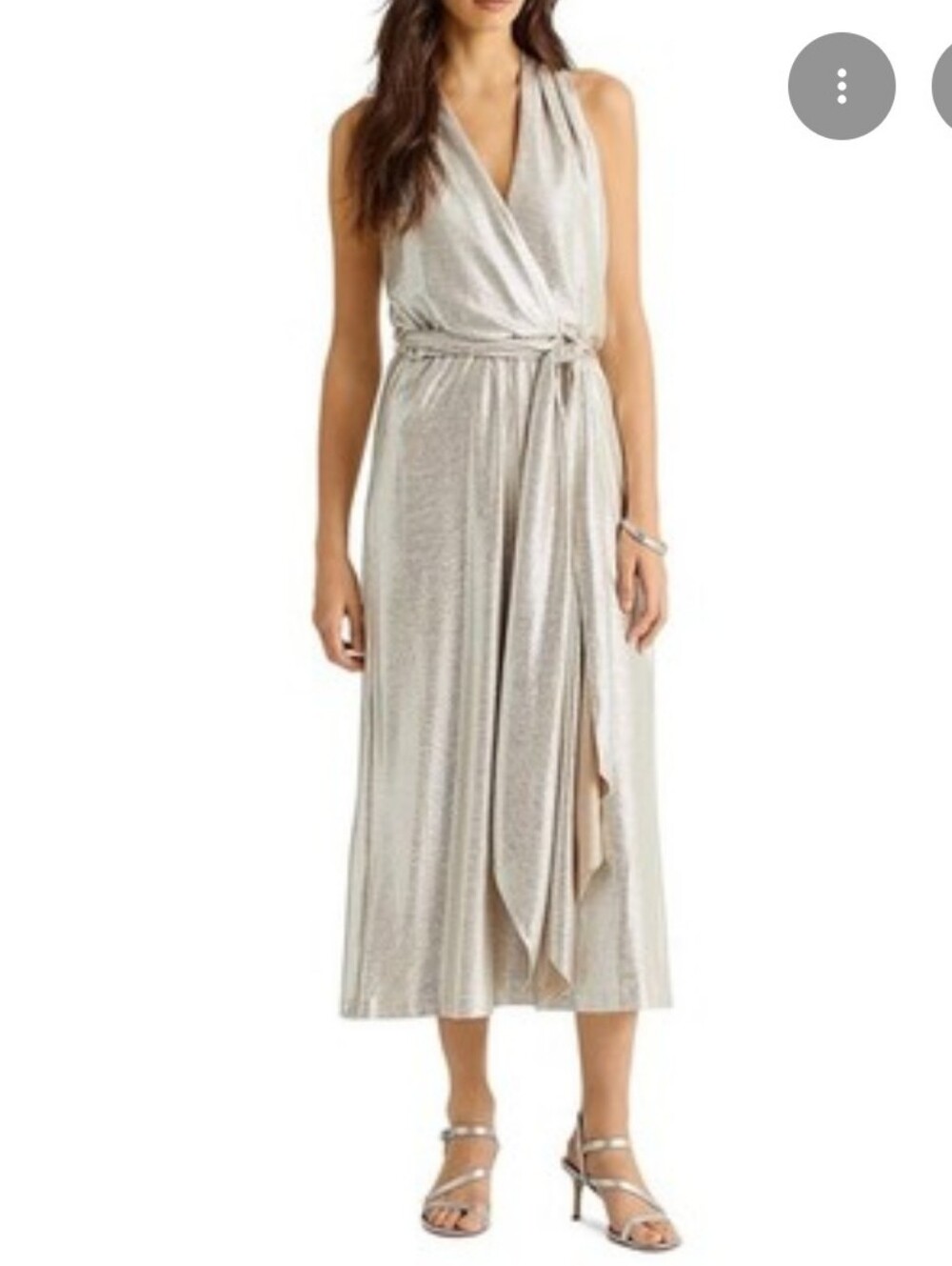Lauren Ralph Lauren Cream Dress with Black Label
